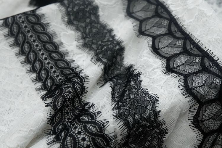 Chantilly Lace Trimming Width 6 cm LT0158-Lace Fabric Shop