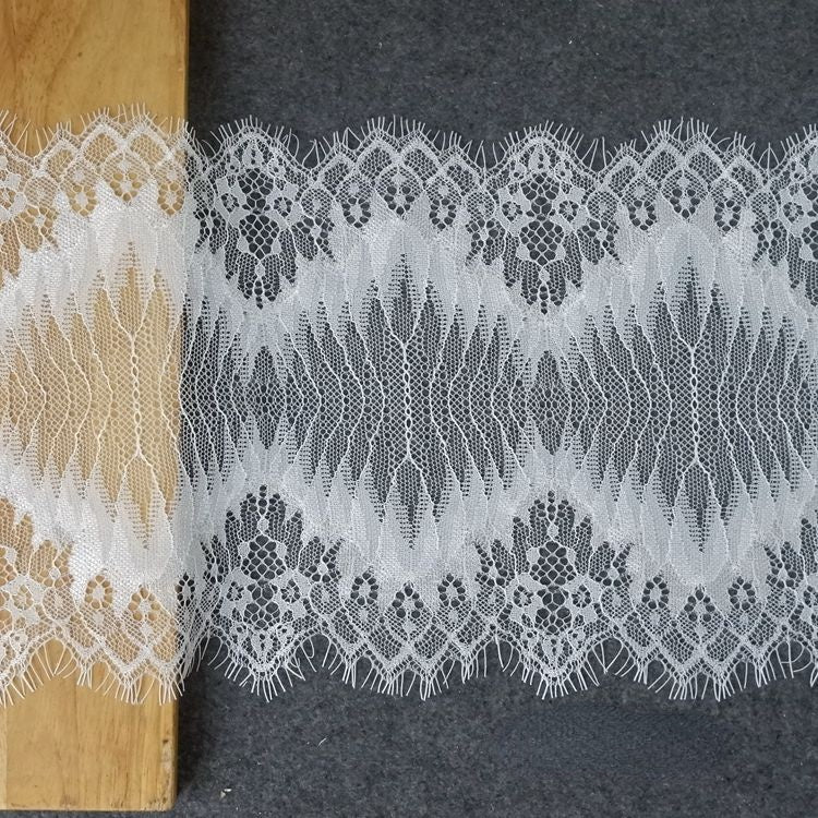 Chantilly Lace Trim Width 18-28 cm LT0050-Lace Fabric Shop