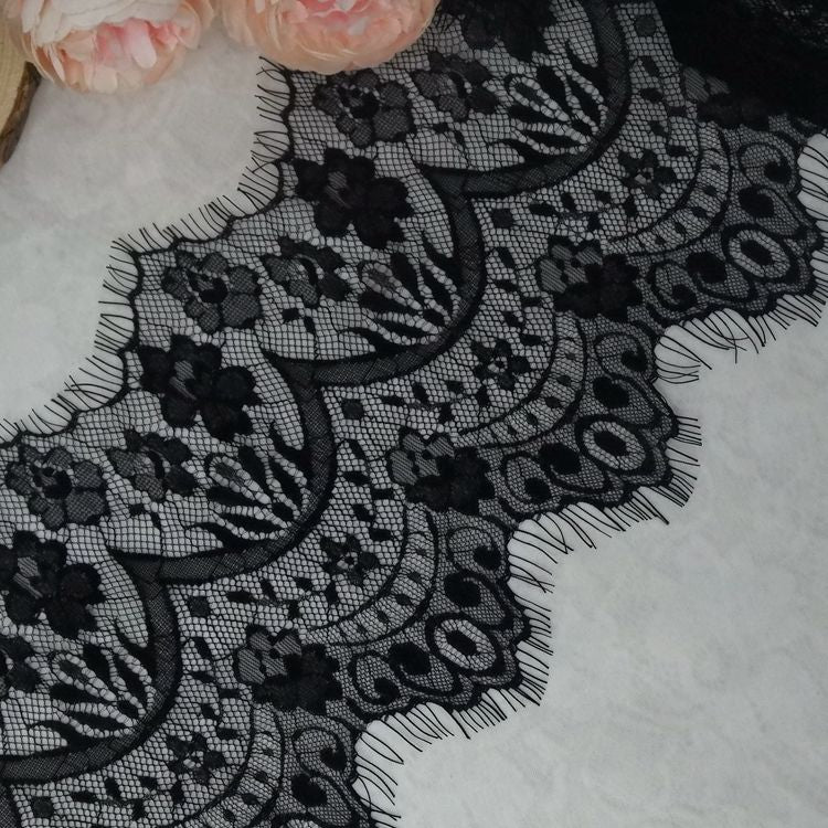 Stitching Lace Trim Material Width 17 cm LT0263-Lace Fabric Shop