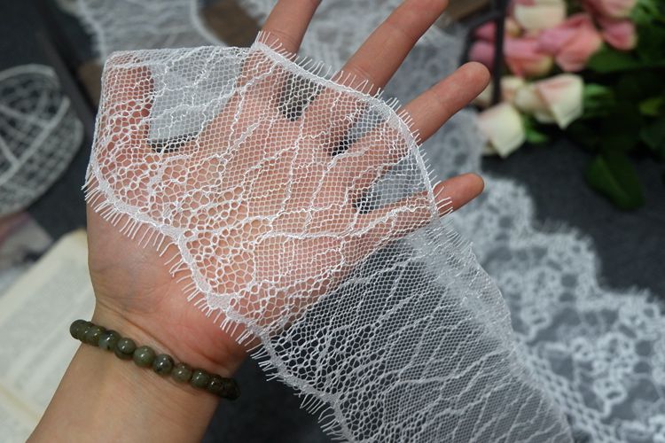 Gloss Lace Trim Width 11-16 cm LT0089-Lace Fabric Shop