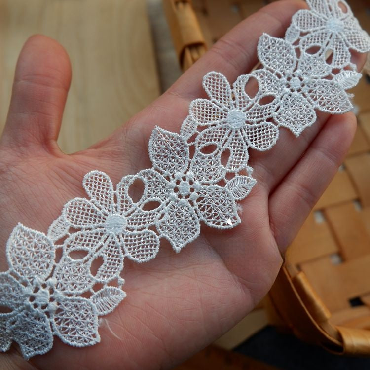 French Lace Trimming Width 4-9 cm LT0134-Lace Fabric Shop