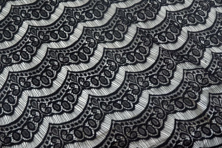 Wave Guipure Lace DIY Fabrics Width 150 cm GL0086-Lace Fabric Shop