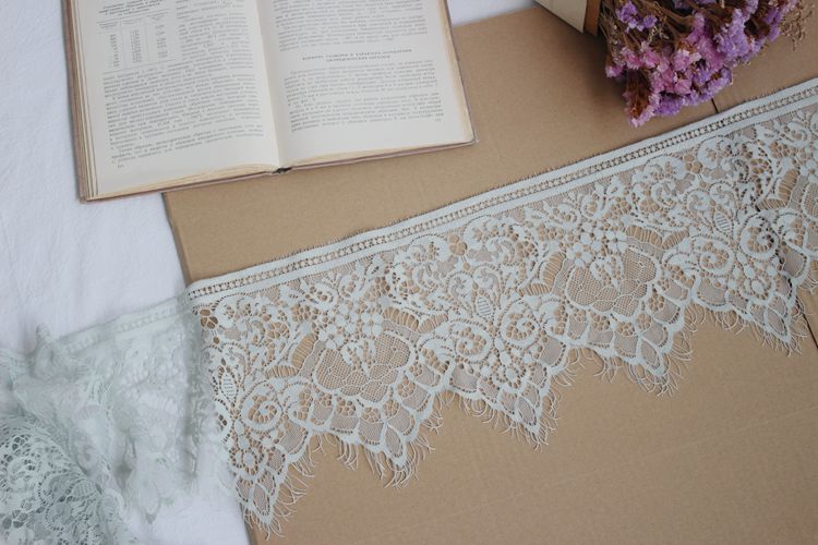 Chantilly Laces Trim 13 Colors Width 20 cm CL0073-Lace Fabric Shop