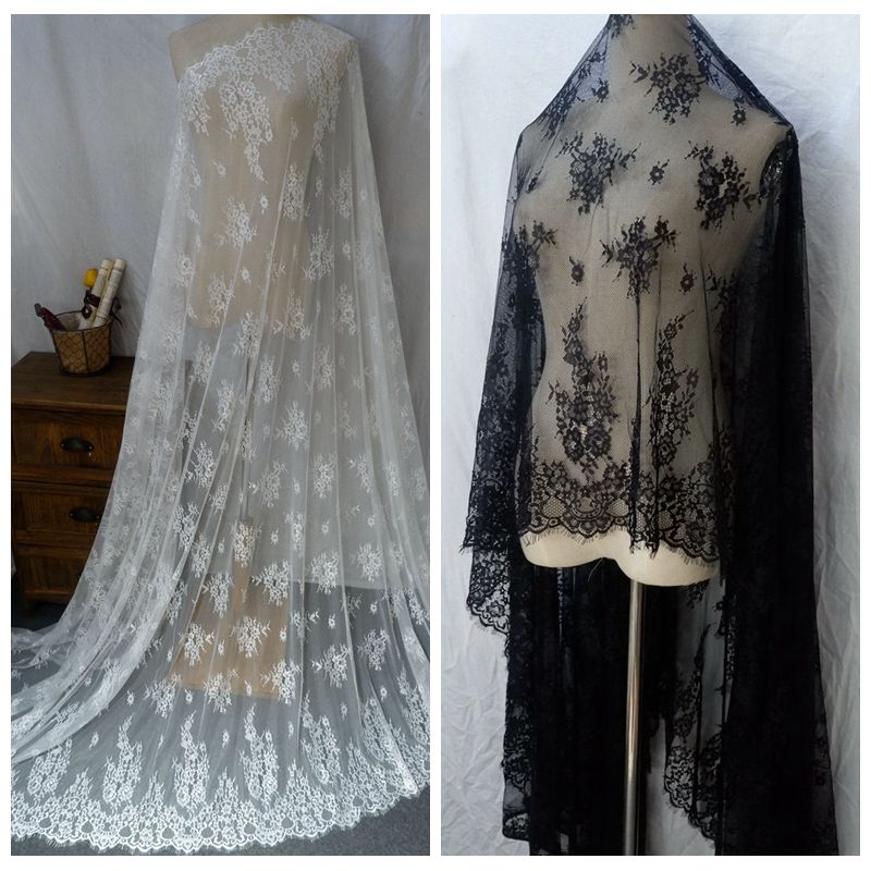 Wedding Chantilly Lace Fabric Width 150 cm CHL0087-Lace Fabric Shop