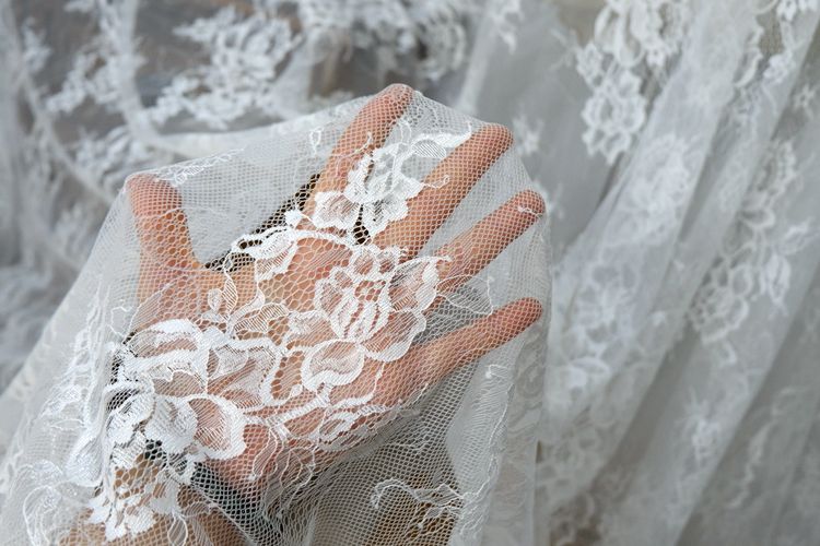 Chantilly Lace Width 70-150 cm CHL0010-Lace Fabric Shop