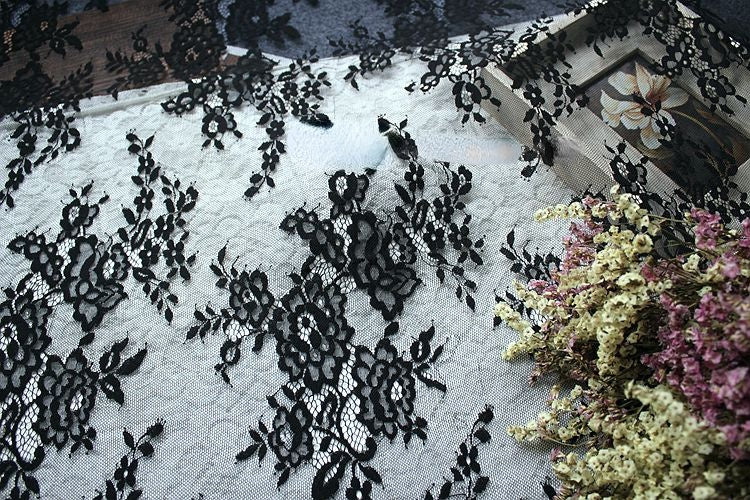 Italy Chantilly Lace Width 150cm CHL005-Lace Fabric Shop