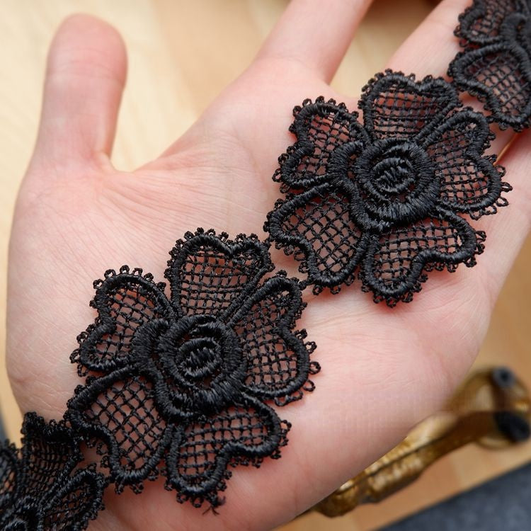 3D Lace Trim Fabric Width 3-6 cm LT0135-Lace Fabric Shop