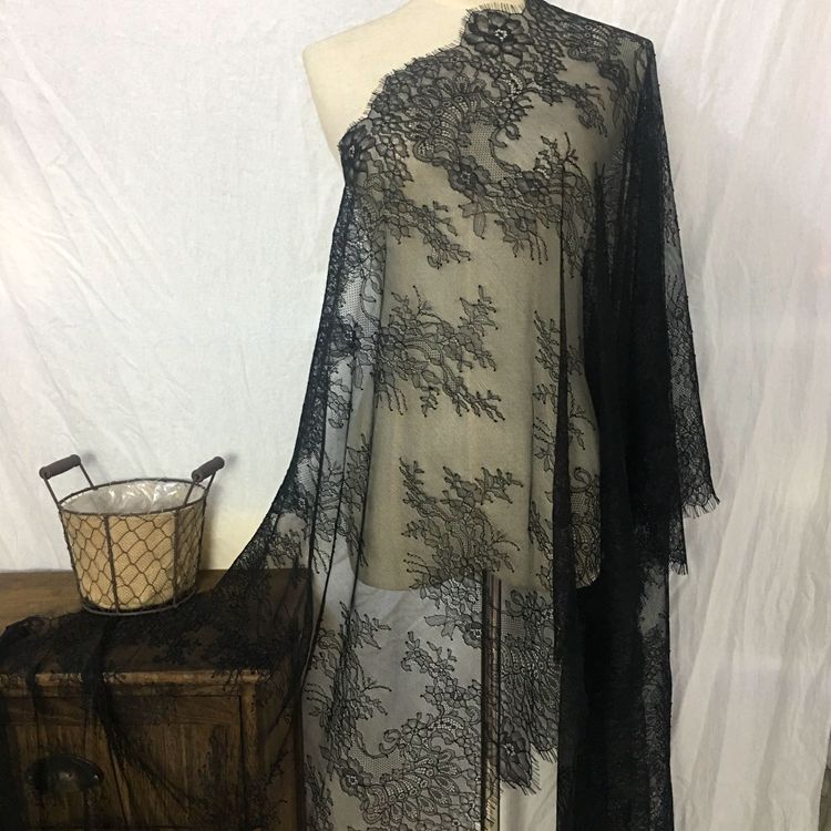 Chantilly Color Lace Width 62-150 cm CL0010-Lace Fabric Shop