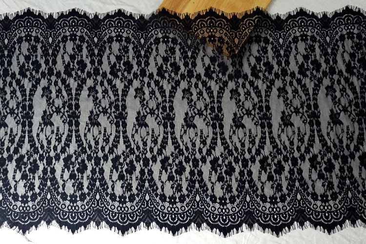 Wedding Lace Trim Width 70 cm CHL0064-Lace Fabric Shop