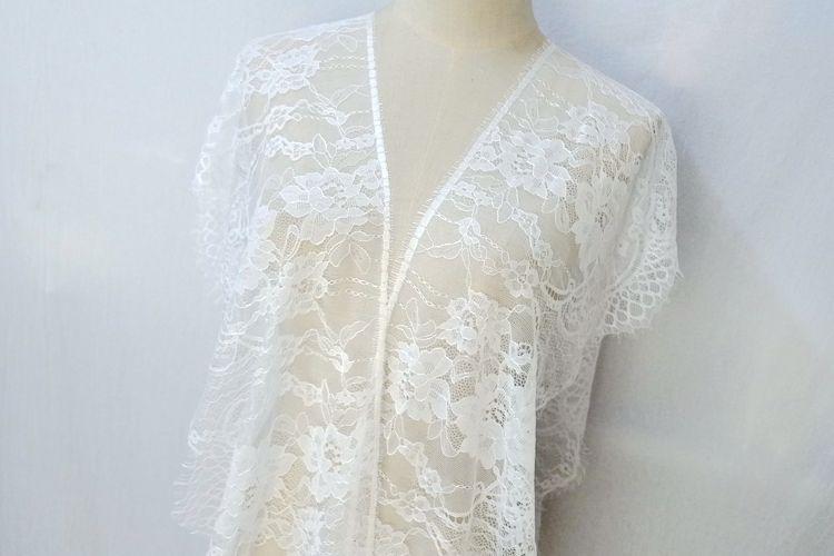 Chantilly Lace Trim Width 27 cm LT0042-Lace Fabric Shop