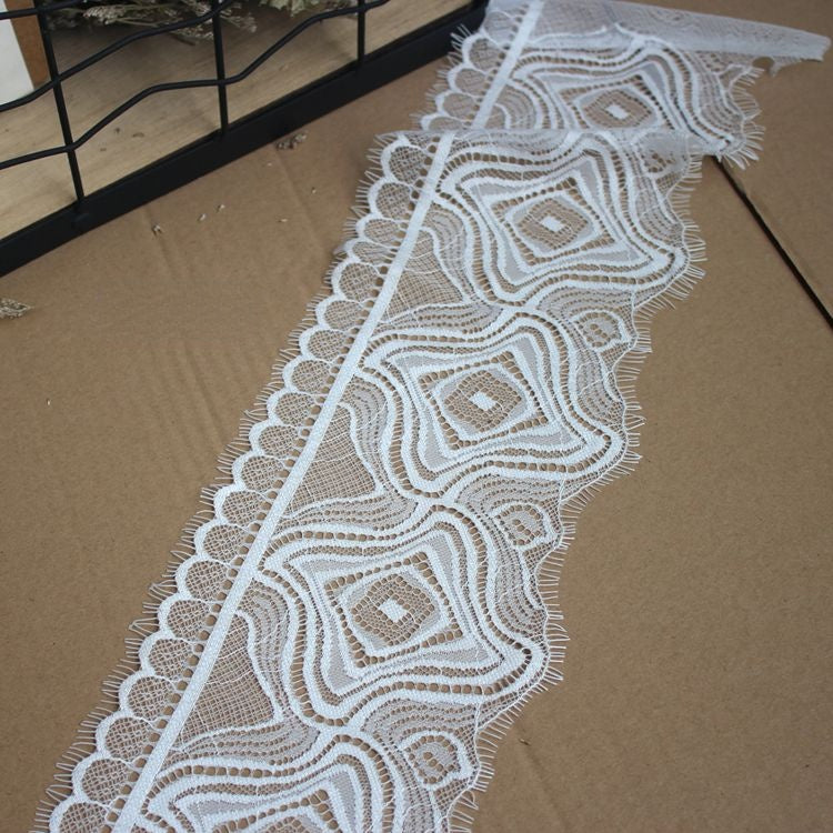 Hollow Chantilly Lace Trims Width 6-17 cm LT0321-Lace Fabric Shop