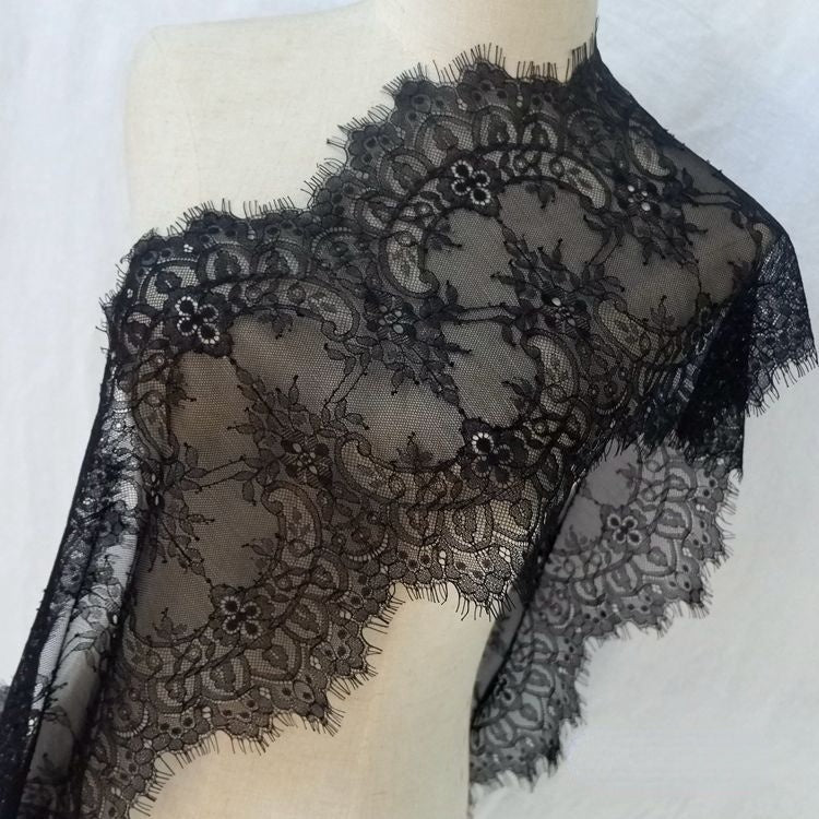 Hem Lace Trim Material Width 19-27 cm LT0240-Lace Fabric Shop