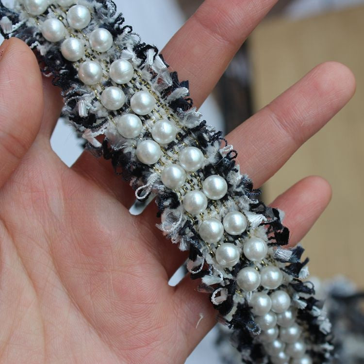 Beading Color Lace Trim Fabrics BT0018-Lace Fabric Shop