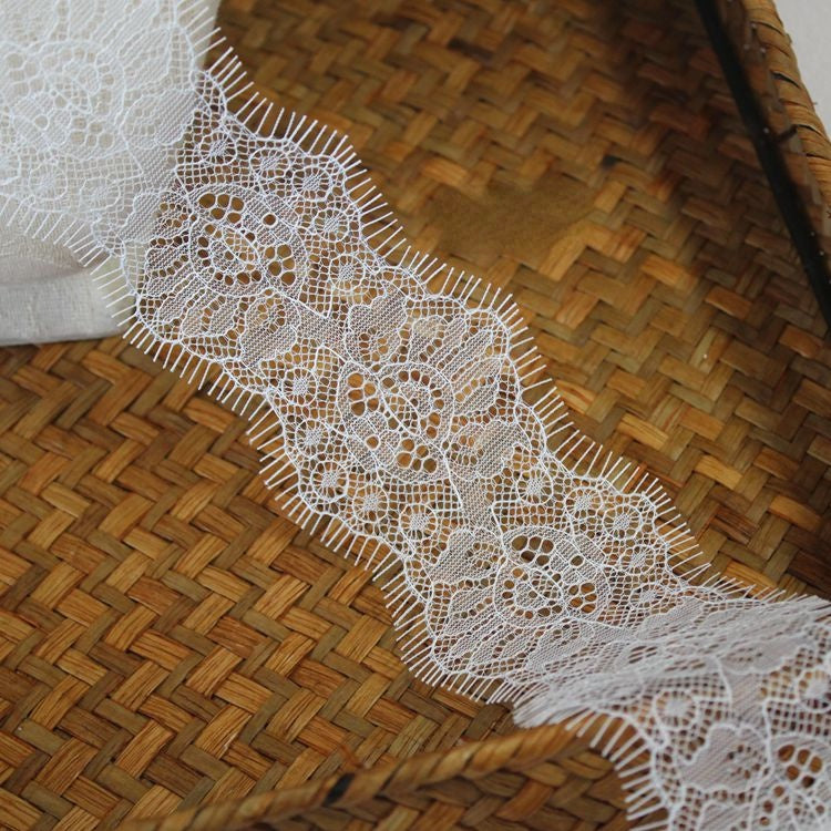 Eyelash Lace Trim Dress Material Width 4-7 cm LT0353-Lace Fabric Shop