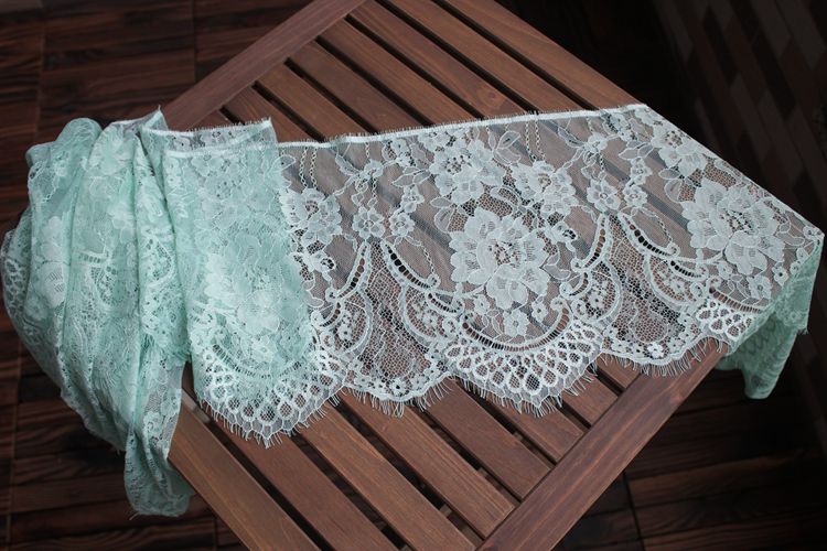 Color Lace Trim Fabrics Width 25 cm CL0050-Lace Fabric Shop