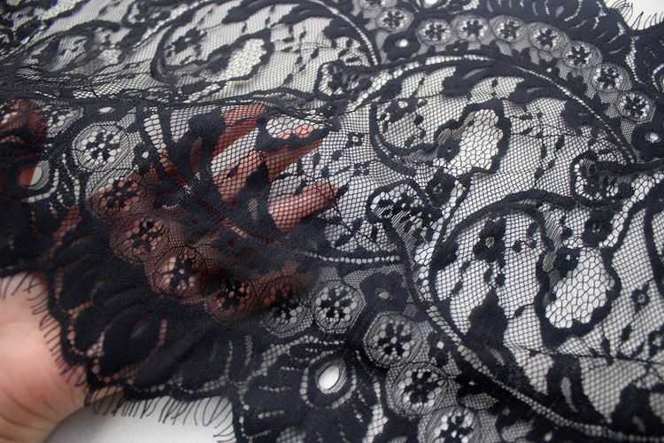 Colors Lace Trimming Width 33 cm CL0040-Lace Fabric Shop