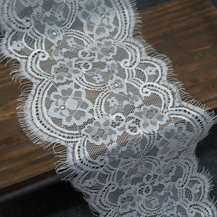 Chantilly Color Lace Width 17 cm CL0004-Lace Fabric Shop