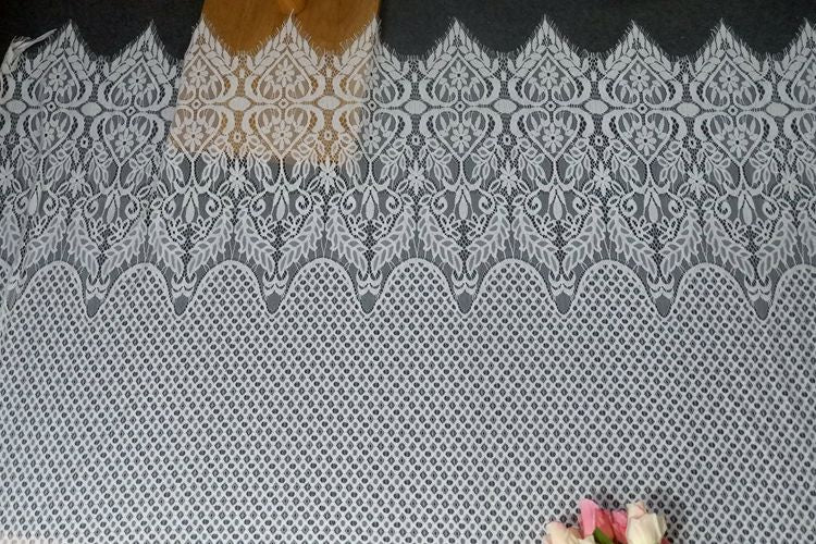 Cuff Guipure Lace Fabric Width 150 cm GL0076-Lace Fabric Shop