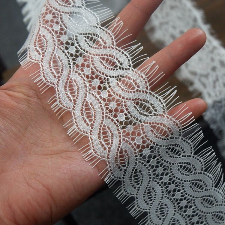 Chantilly Lace Trimming Width 6 cm LT0158-Lace Fabric Shop