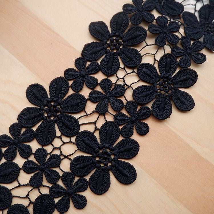 3D Lace Trim Fabric Floral Decoration LT0167-Lace Fabric Shop