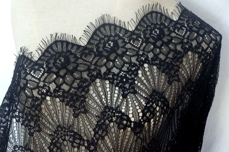 French Bridal Guipure Lace Width 150 cm GL0074-Lace Fabric Shop