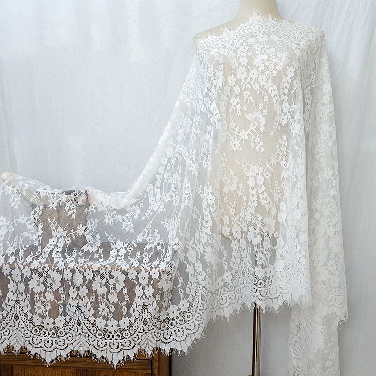 Wedding Lace Trim Width 70 cm CHL0064-Lace Fabric Shop