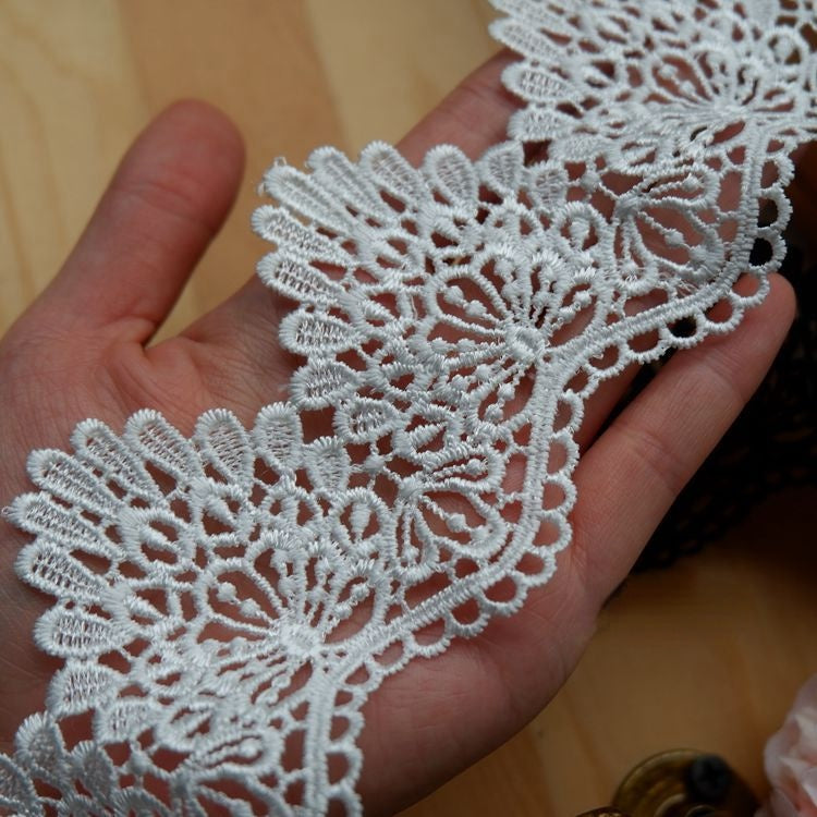 Guipure Lace Trims Width 4-6 cm LT0118-Lace Fabric Shop