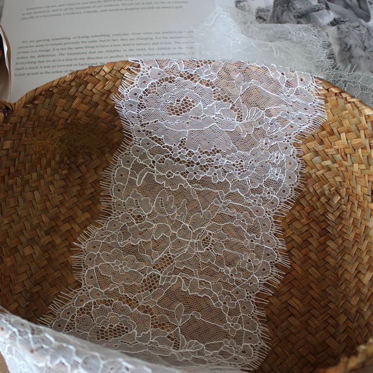 Cuff Sewing Laces Trim Width 14-16 cm LT0352-Lace Fabric Shop