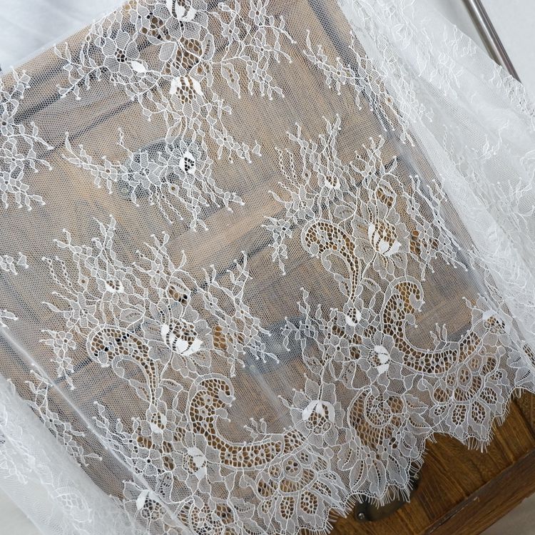 Chantilly Color Lace Width 150 cm CL0012-Lace Fabric Shop