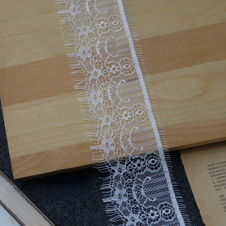Chantilly Lace Trim Width 7-15 cm LT0041-Lace Fabric Shop