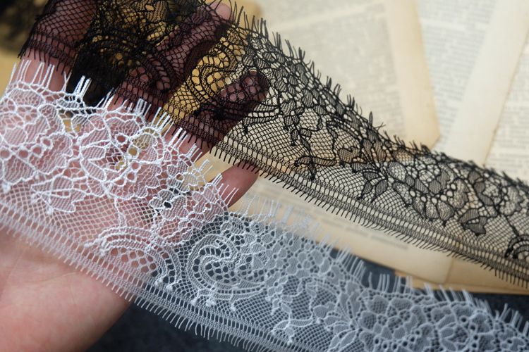 Lace Trim Neckline Fabric Width 4-7 cm LT0272-Lace Fabric Shop