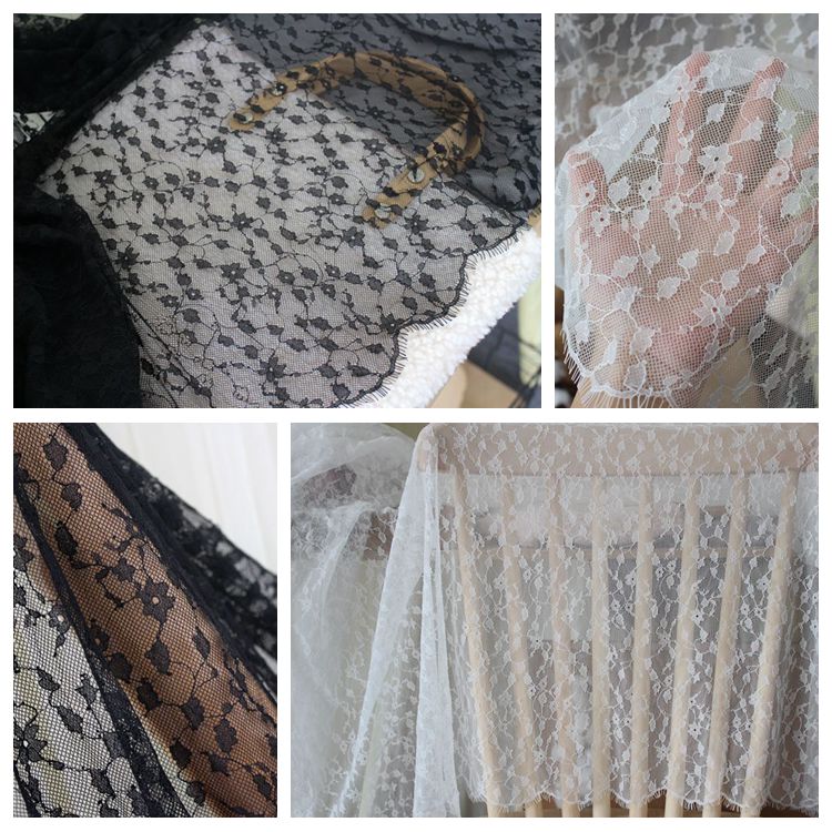 Flower Wide Chantilly Lace Width 150 cm CHL0132-Lace Fabric Shop