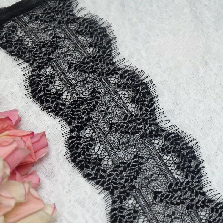 Chantilly Lace Trim Width 12 cm LT0038-Lace Fabric Shop