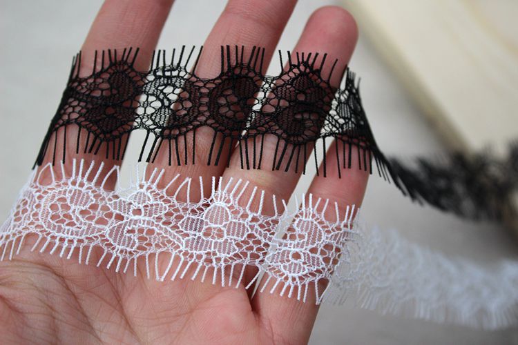 Eyelash Lace Trim Width 2-4 cm LT0092-Lace Fabric Shop