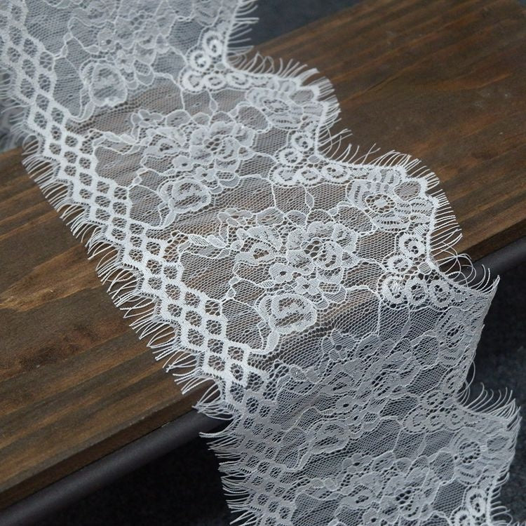 Gloss Lace Trim Width 11-16 cm LT0089-Lace Fabric Shop
