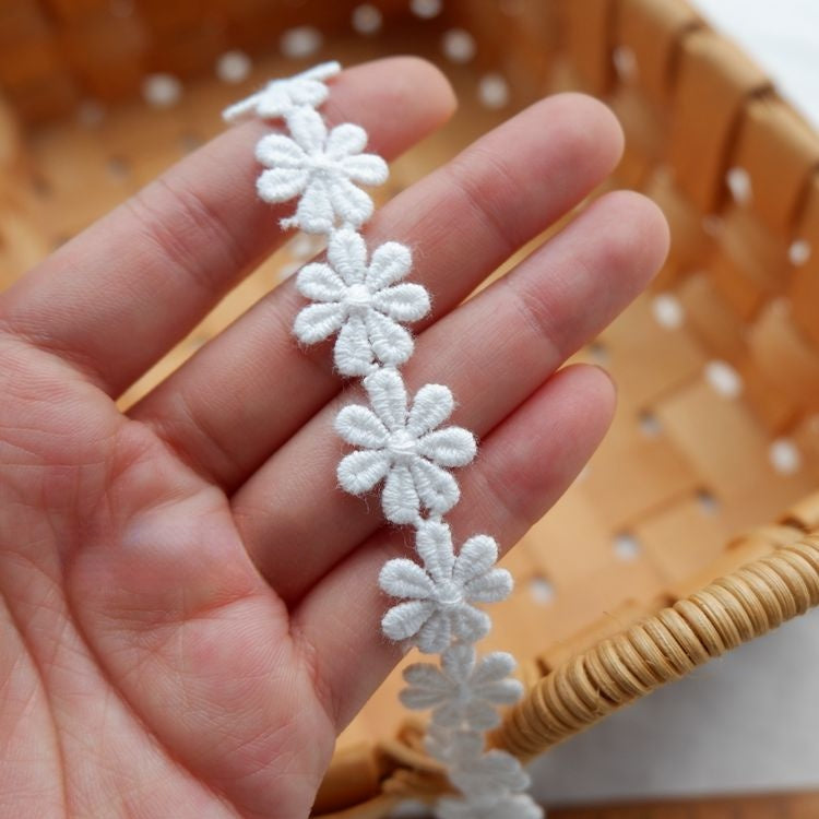 Floral Guipure Lace Trim Width 2-5 cm LT0025-Lace Fabric Shop