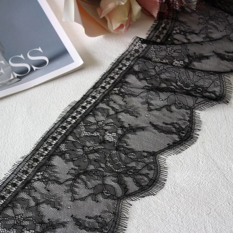 Chantilly Laces Trim Material Width 9-14 cm LT0354-Lace Fabric Shop