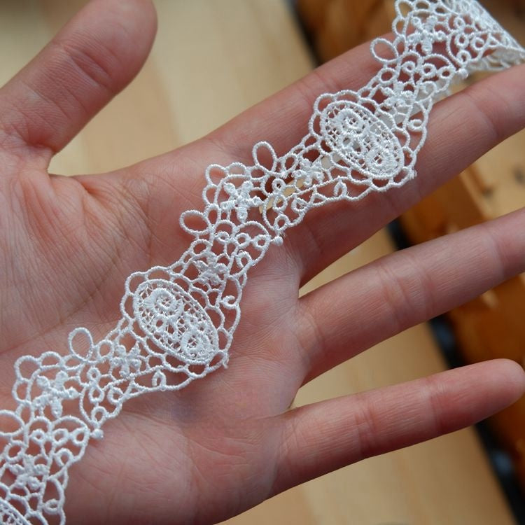 Vintage Guipure Lace Trim Fabrics LT0170-Lace Fabric Shop