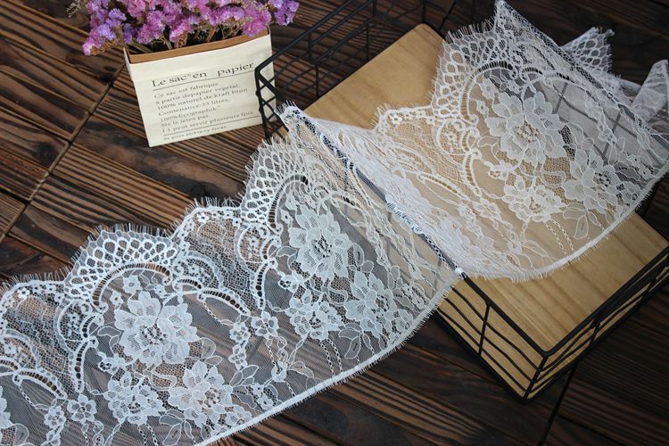 Color Lace Trim Fabrics Width 25 cm CL0050-Lace Fabric Shop