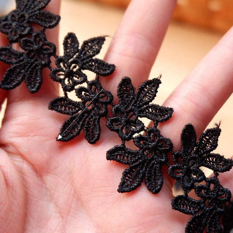 Vintage Guipure Lace Trim Fabrics LT0170-Lace Fabric Shop