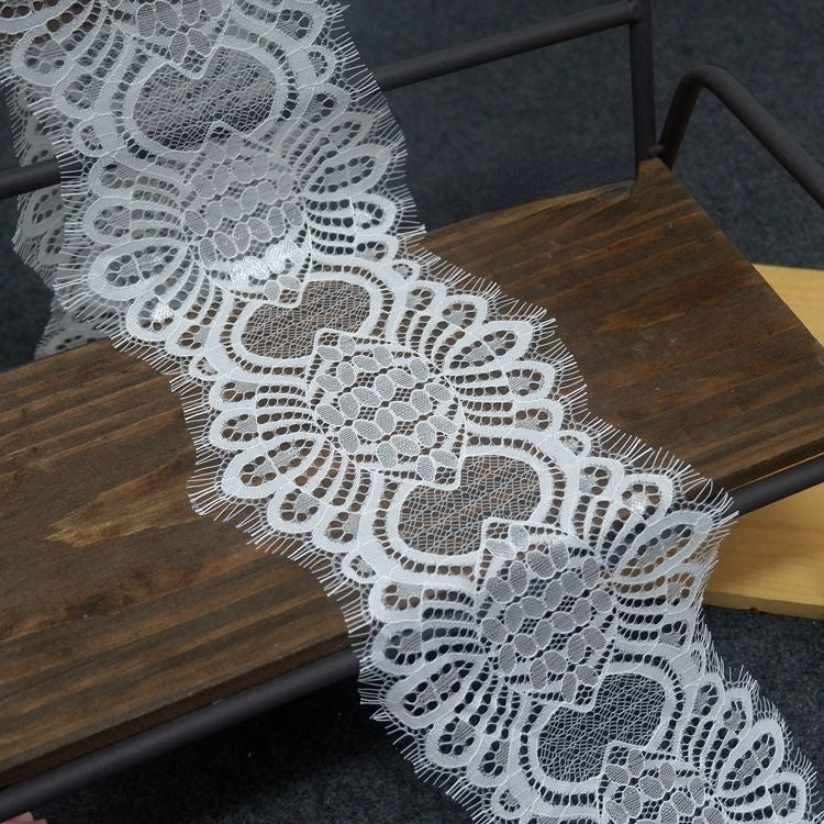 Gloss Lace Trim Width 11-15 cm LT0077-Lace Fabric Shop