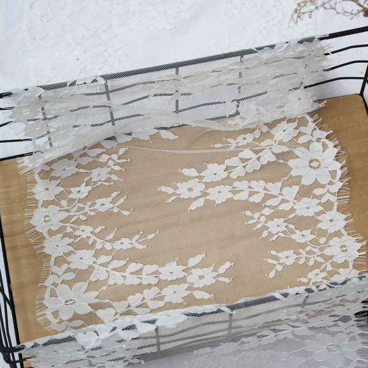 Eyelash Lace Trim Sewing Fabric Width 32 cm LT0325-Lace Fabric Shop