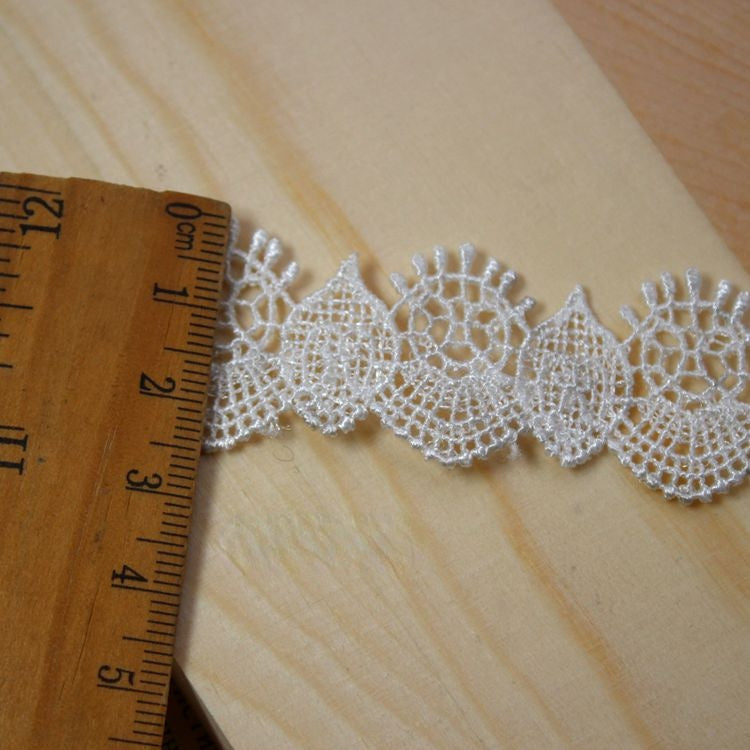 Narrow Polyester Lace Trim Fabrics LT0192-Lace Fabric Shop