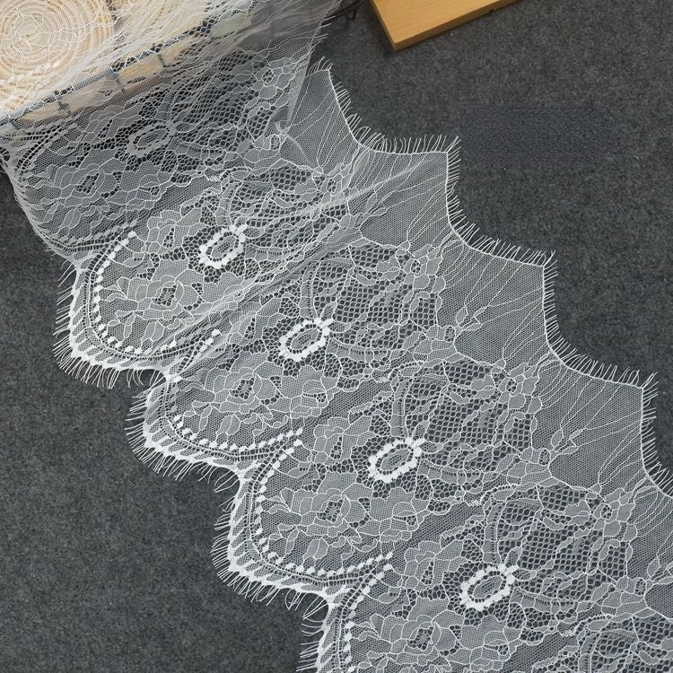 Chantilly Lace Trim Width 20-26 cm LT0031-Lace Fabric Shop