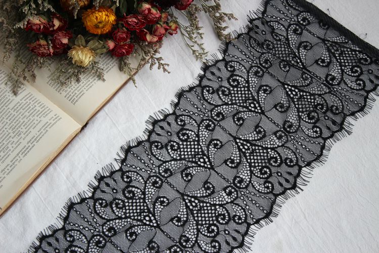 Tulle Color Lace Width 18-20 cm CL0002-Lace Fabric Shop