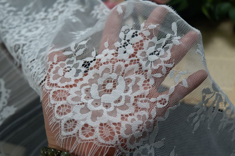 DIY Veil Lace Trim Fabric Width 16 cm LT0293-Lace Fabric Shop