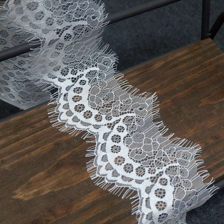 Eyelash Lace Trim Width 10-12 cm LT0007-Lace Fabric Shop