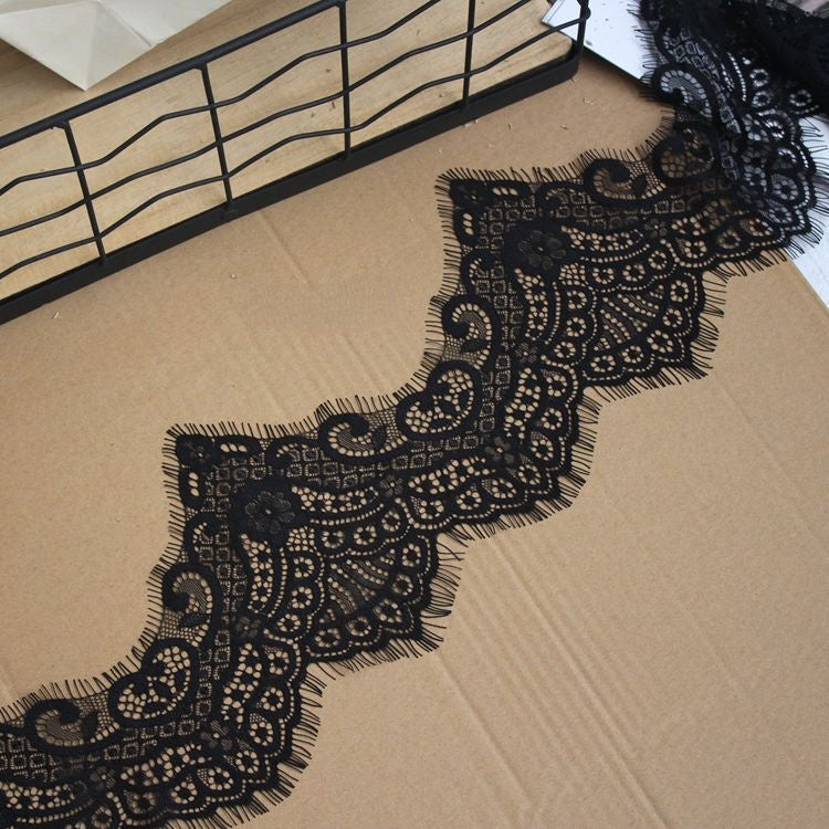 Hollow Chantilly Lace Trims Width 6-17 cm LT0321-Lace Fabric Shop
