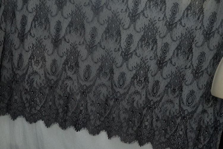Eyelash Chantilly Lace Width 150 cm CHL0041-Lace Fabric Shop