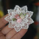 B#White 6.5 cm 1 Flower